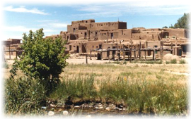 The historic and enchanting Taos Pueblo.