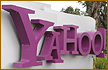Sign at Yahoo's corporate office.
